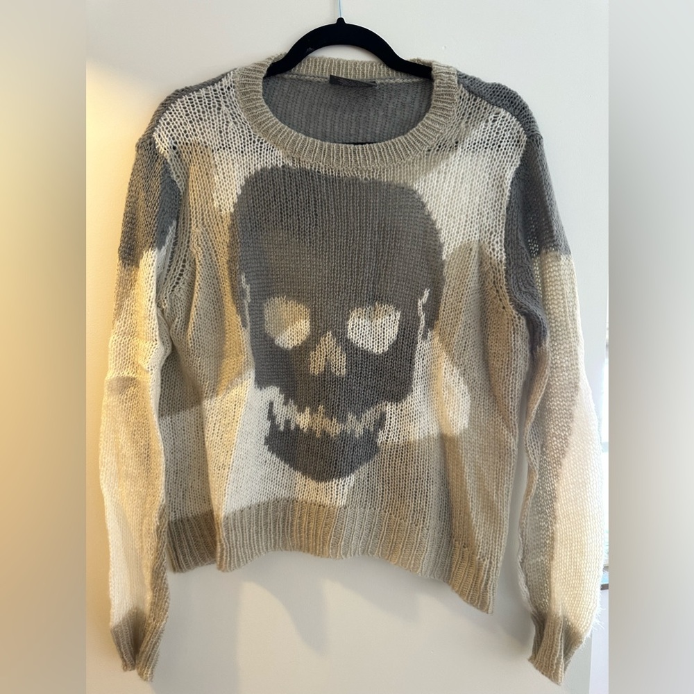 Wooden Ships Wool Skull Sweater